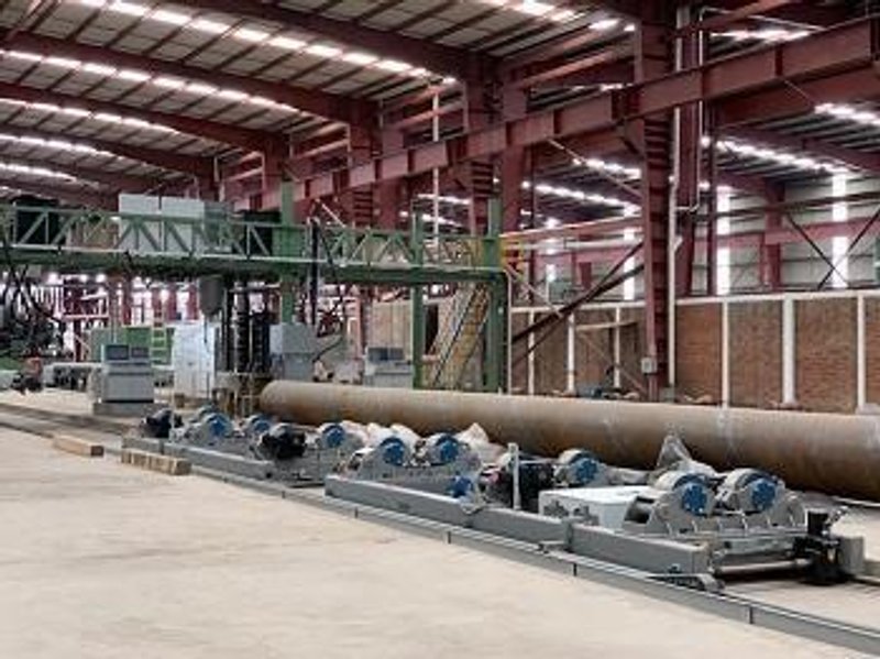 72&quot; (1,800mm) x 1&quot; (25.4mm) Blohm &amp; Voss (2 Step) API Spiral Pipe Mill