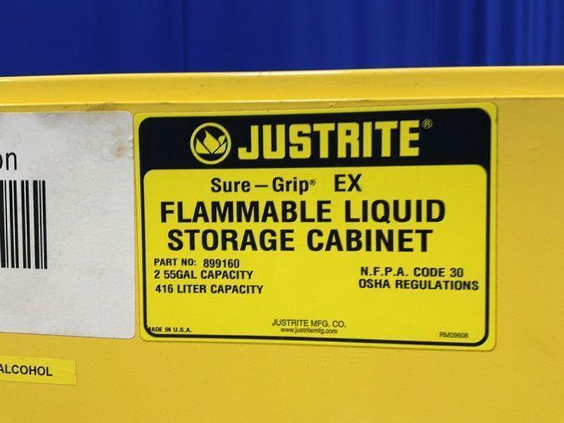 JUSTRITE 110 GAL FLAMMABLE STORAGE CABINET
