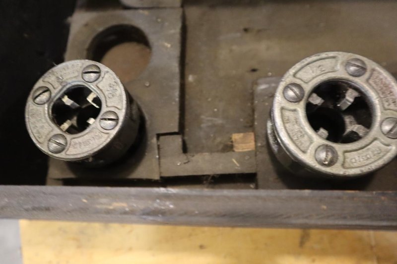 Rigid Hand Pipe Threader with Dies and Wood Case- Auction Item