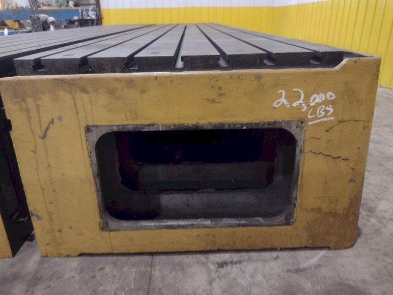 270” X 92” HEAVY DUTY T-SLOTTED SET-UP TABLE: STOCK #22996