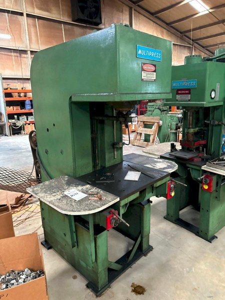 10 TON MULTIPRESS MODEL #WT100M C FRAME HYDRAULIC PRESS : YOBRO #26145