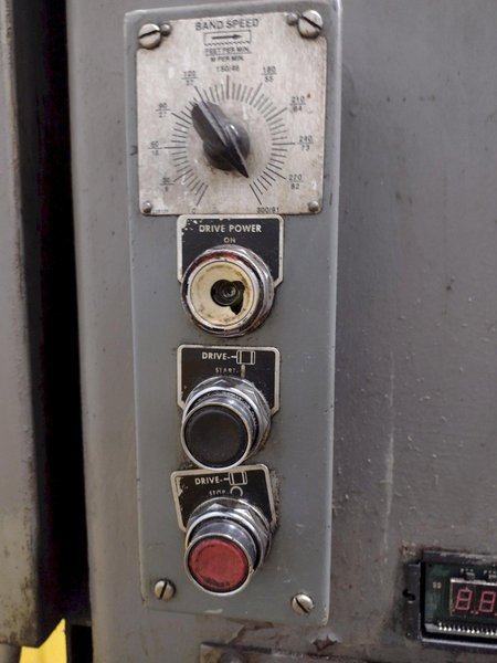 26" X 144" DOALL MODEL #2618-H-B HEAVY DUTY VERTICAL PLATE SAW: STOCK #19606