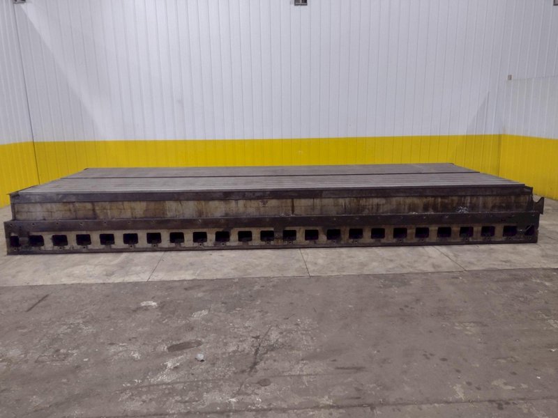 270” X 92” HEAVY DUTY T-SLOTTED SET-UP TABLE: STOCK #22996