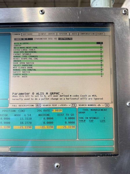 Haas VF-7/40 CNC Vertical Machining Center – 4th Axis Ready Mill