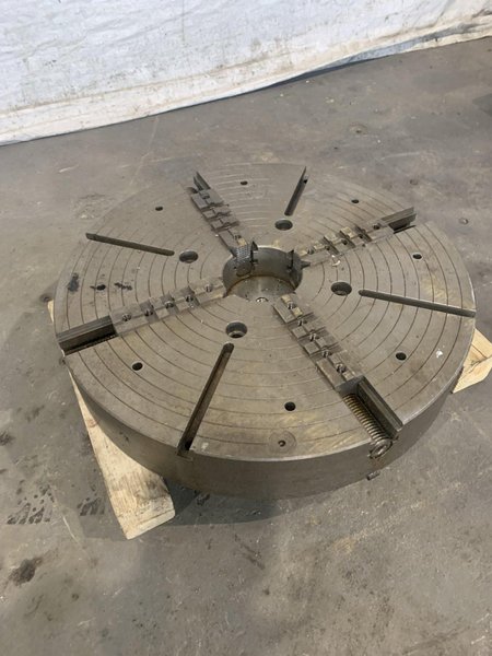 30&quot; 4-JAW LATHE CHUCK. STOCK # 0998924.