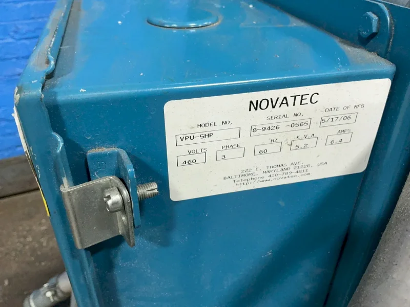 NOVATEC 5 HP VACUUM PUMP  -  VPU-5HP
