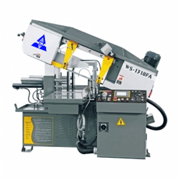 13" X 18" ACRA MODEL W1318SSAV SEMI-AUTO HORIZONTAL MITER CUTTING BANDSAW WITH HYDRAULIC VISE