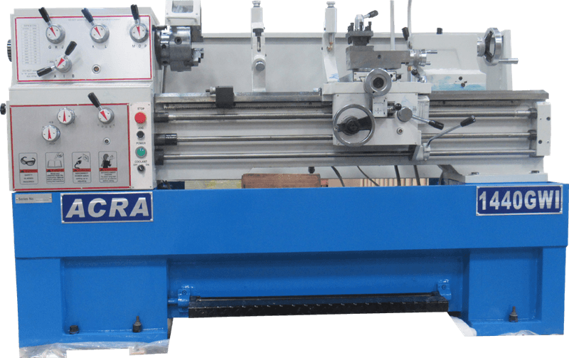 14&quot; X 40&quot; ACRA MODEL 1440GWI GEAR-HEAD PRECISION GAP BED ENGINE LATHE
