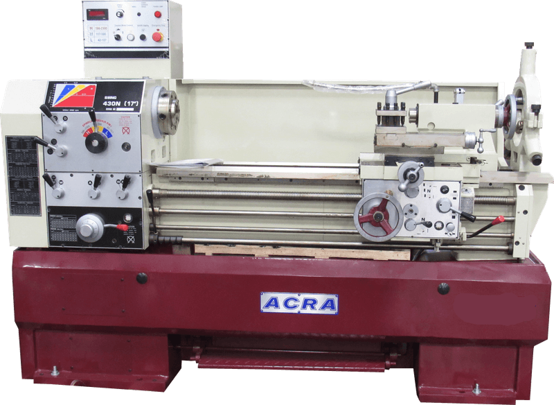 17&quot; X 80&quot; ACRA MODEL 1780ACE PRECISION GAP BED ENGINE LATHE