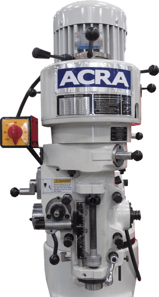 ACRA MODEL 2S VERTICAL STEP PULLEY MILLING MACHINE