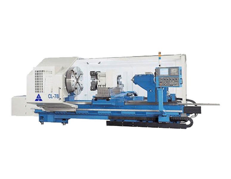 CL-78B (59&quot;x200&quot;) Hollow Spindle CNC Flat Bed Lathe with Fanuc OiTD Controller