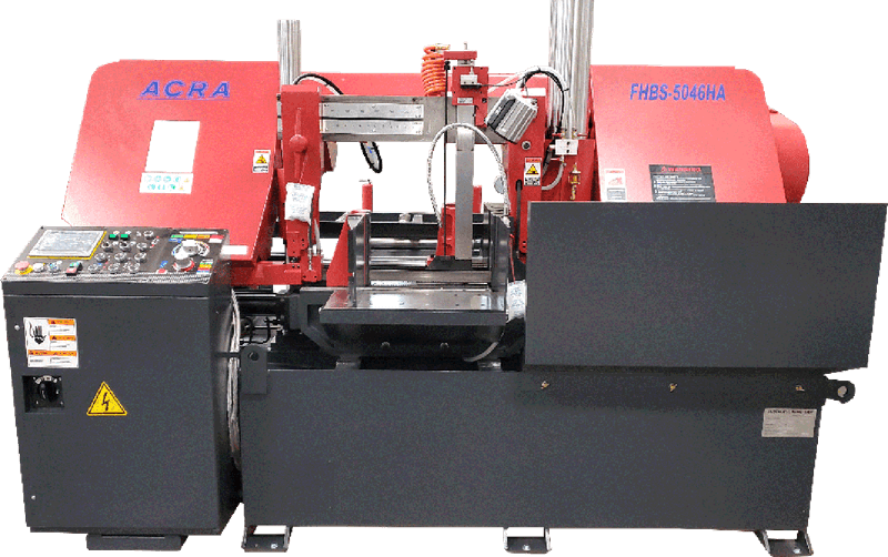 18.11” X 19.68” ACRA MODEL 5046HA FULLY AUTOMATIC DOUBLE COLUMN HYDRAULIC BANDSAW
