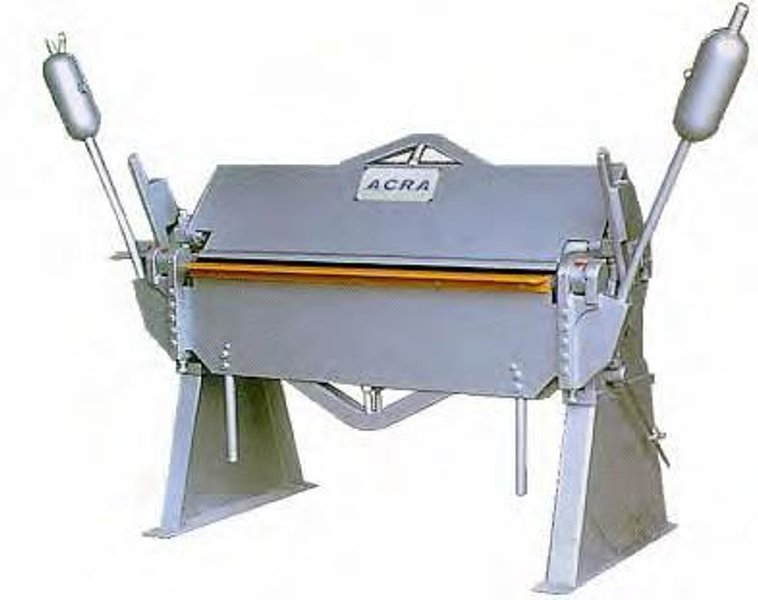 16 GA. X 96” ACRA MODEL FK-S9616 HEAVY DUTY MANUAL (APRON LEAF) FLOOR TYPE BRAKE