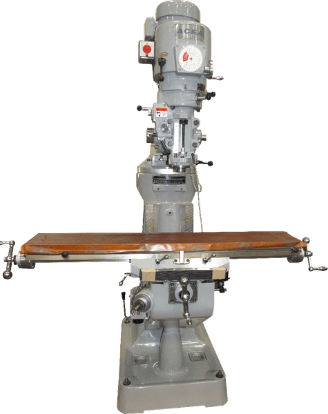 ACRA MODEL LCM50 VERTICAL STEP PULLEY MILLING MACHINE