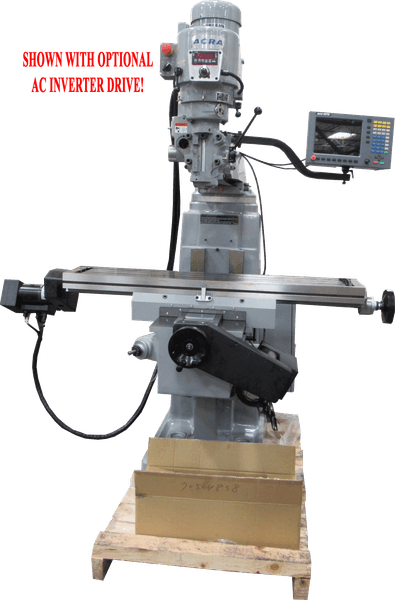 ACRA MODEL LCTM-1 CNC 2 AXIS VERTICAL MILLING MACHINE WITH ACU-RITE MILLPOWER CONTROLLER