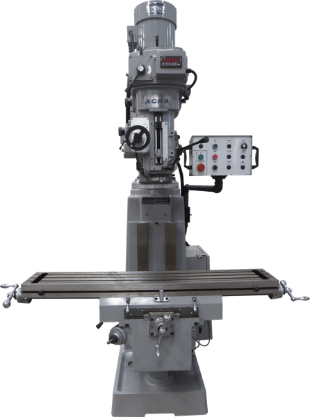 ACRA MODEL LCTM-3AC VERTICAL VARIABLE SPEED MILLING MACHINE WITH A/C INVERTER DRIVE