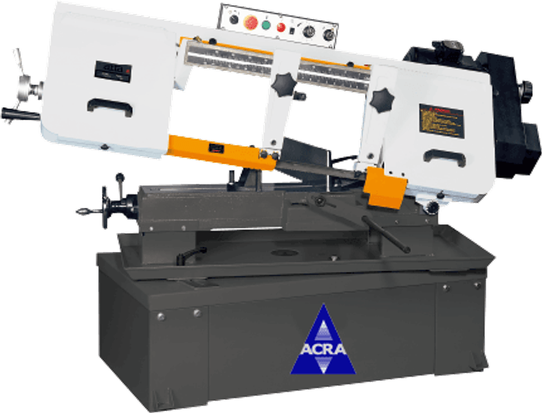 10" X 18" ACRA MODEL RF-1018SRV VARIABLE SPEED HORIZONTAL BANDSAW WITH SWIVEL HEAD