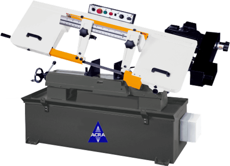 10" X 18" ACRA MODEL RF-1018SV VARIABLE SPEED HORIZONTAL BANDSAW
