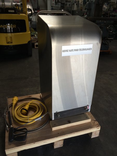 Ozone Safe Food Tech. MMS-3 Mobile Sanitizer 2014, with: Low Pressure Sanitizing System at 2gpm and Over 2ppm of Ozone.
