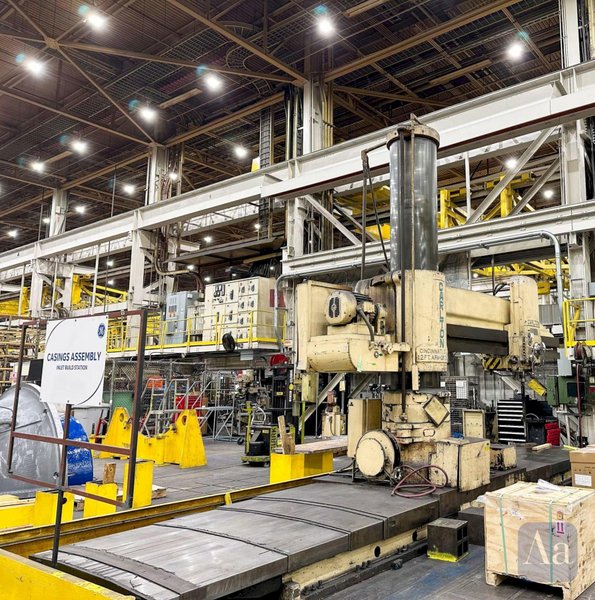 12&#039; X 26&quot; CARLTON MODEL #5A TRAVELING BASE RADIAL ARM DRILL: STOCK #21125