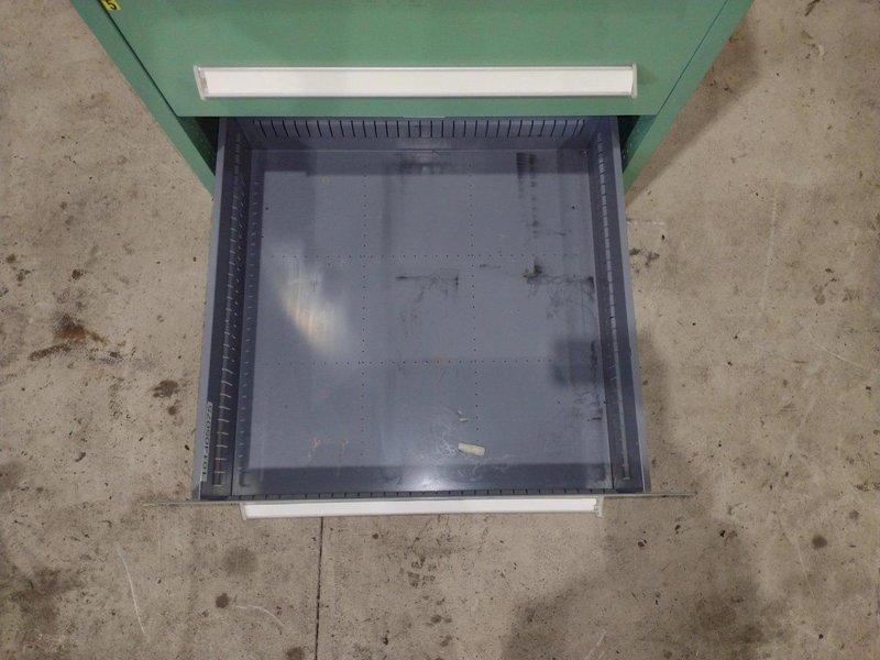 6 DRAWER VIDMAR INDUSTRIAL STORAGE CABINET 30" X 27.5" X 59": STOCK #21443 (55 AVAILABLE)