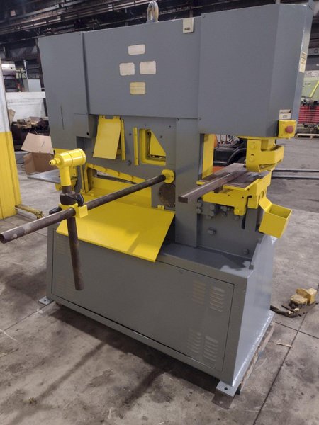 110 TON GEKA MODEL #HYD-110 HYDRUALIC IRONWORKER, NEW 1999: YOBRO #23975
