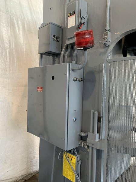 75 TON HANNIFIN 3750-22X-PB3X GAP FRAME HYDRAULIC PRESS. STOCK # 0744822