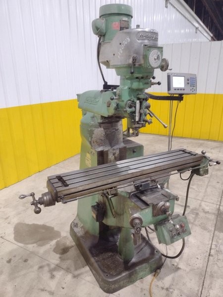 1.5 HP BRIDGEPORT SERIES I VERTICAL MILL WITH ACCURITE DRO MILLING MACHINE: STOCK #20708