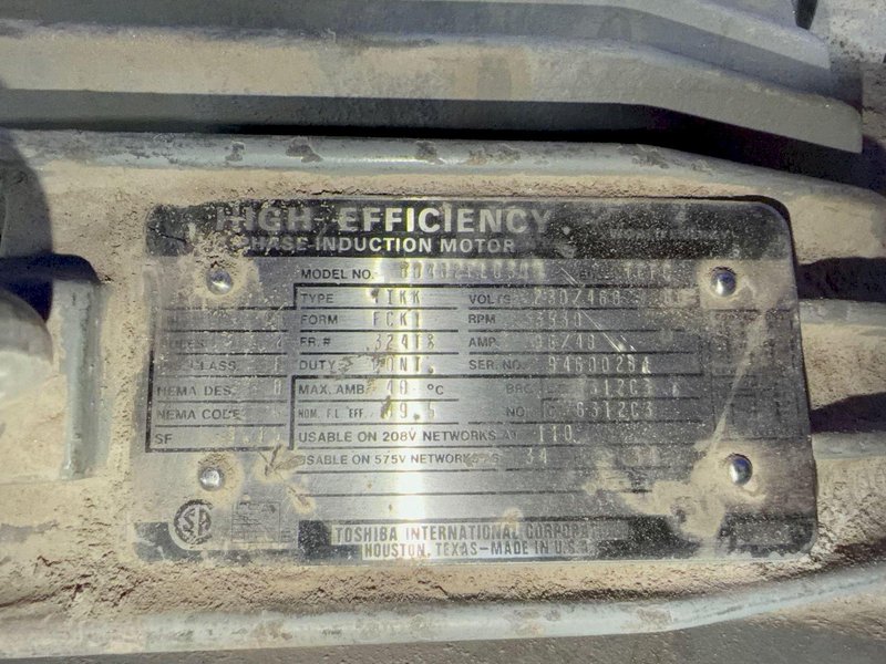 LAMSON 40 HP CENTRIFUGAL BLOWER  -  855-0-0-5-0-0-AD