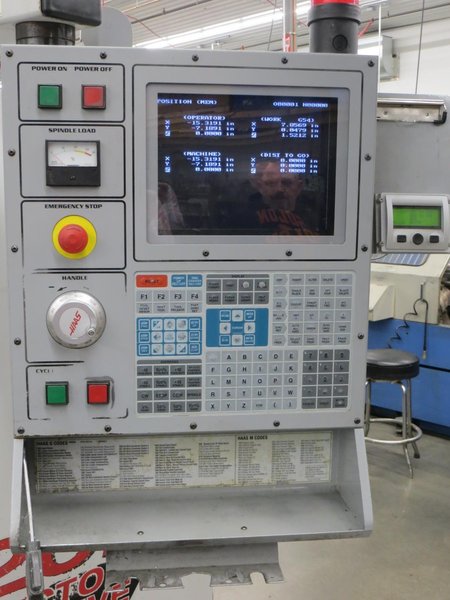 Haas VF-3 CNC Vertical Machining Center, Haas 32-Bit CNC Control, 20-Station Automatic Tool Changer, Programmable Coolant, USB- Auction Item