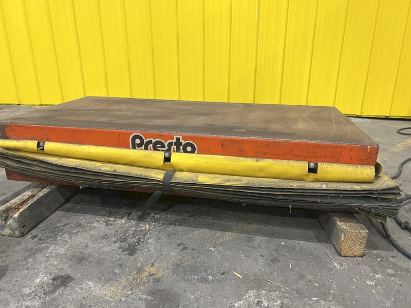 3,000 LB X 24&quot; X 48&quot; PRESTO MODEL XL36-30 HYDRAULIC POWER SCISSOR LIFT TABLE 110V: STOCK #20212