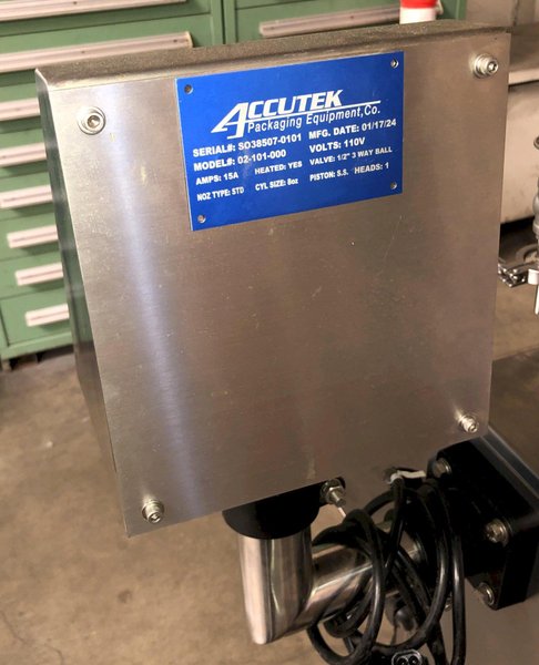 Accutek E-SPF Series 02-101-000 Single Head Electric Servo Driven Piston Filler Package