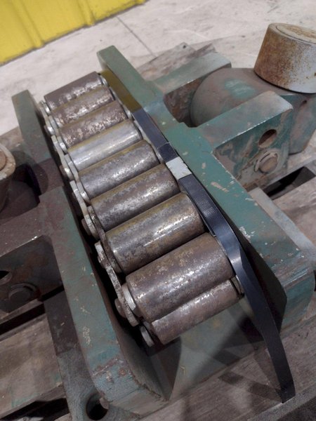 (2) 75 TON HILLMAN MODEL #75-OT ROLLER TYPE MACHINERY MOVING SKATES: STOCK #22986