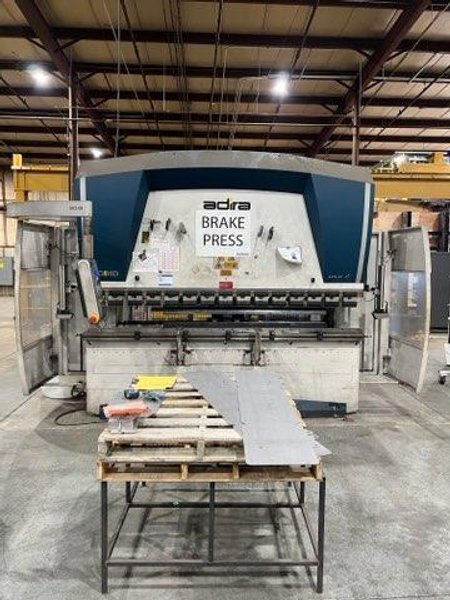 175 Ton x 10′ Adira QIHD-16030 CNC Press Brake, 2009 – Very Clean, Single Axis Backgauge