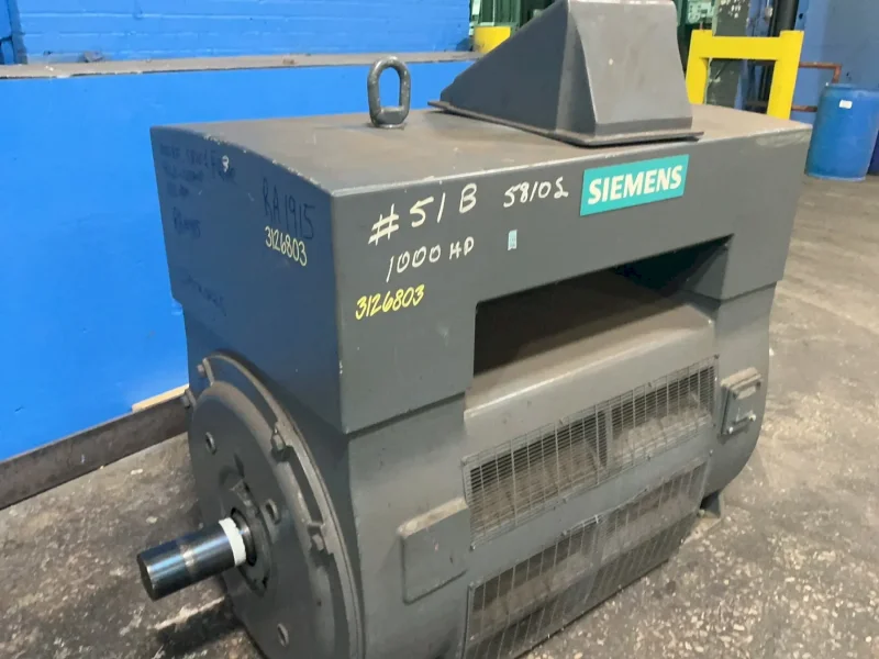 SIEMENS 1000 HP INDUCTION MOTOR