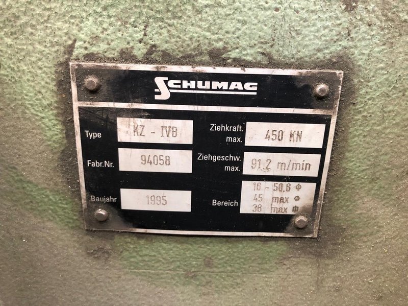 SCHUMAG #KZIVB, COMBINED DRAWING LINE