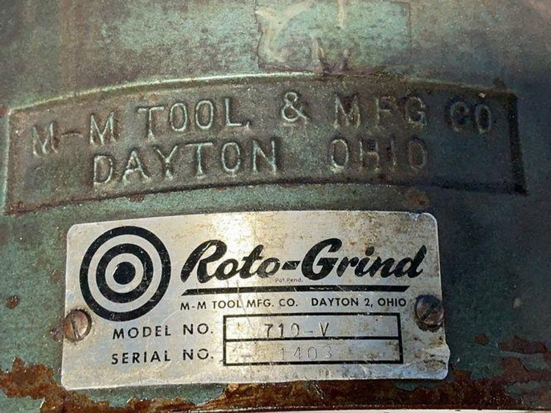M-M TOOL MGF. CO. 10” ROTO-GRIND ROTARY TABLE   -  710-V