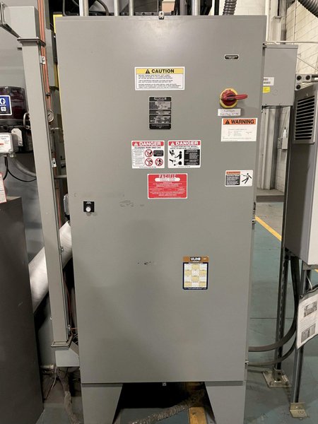 300 TON PACIFIC MODEL #300-OBL-10/60 STRAIGHT SIDE HYDRAULIC PRESS, 12" STROKE: STOCK #16352