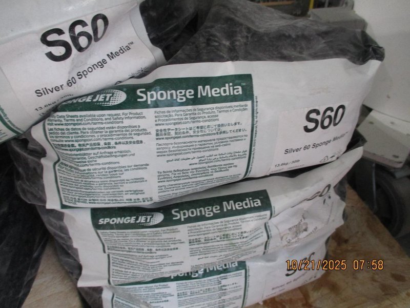 SpongeJet Sponge Media Blaster with Recycler 35E-CE and Fresh Air Hood, 2012