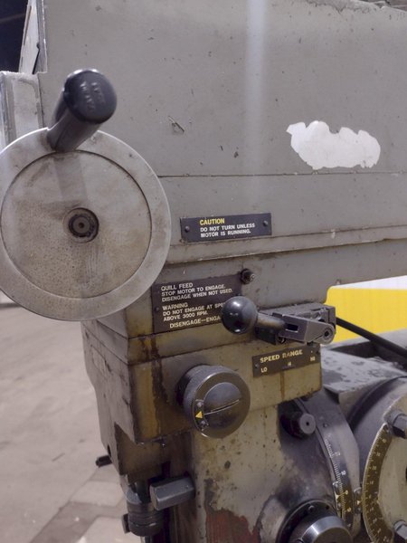 3 HP SUPERMAX MODEL #YCM-16VS VARIABLE SPEED VERTICAL RAM TYPE MILL: STOCK #19651