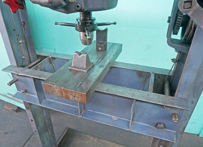 Dake 50-Ton Hydraulic H-Frame Shop Press, 50H