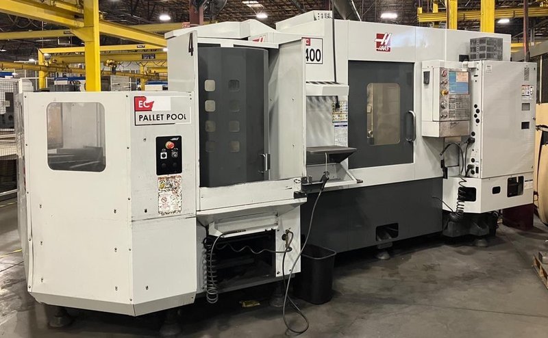 Haas EC-400-PP HMC, 2012 – 6 Station Pallet Pool, 70 Tool ATC, Renishaw Probe