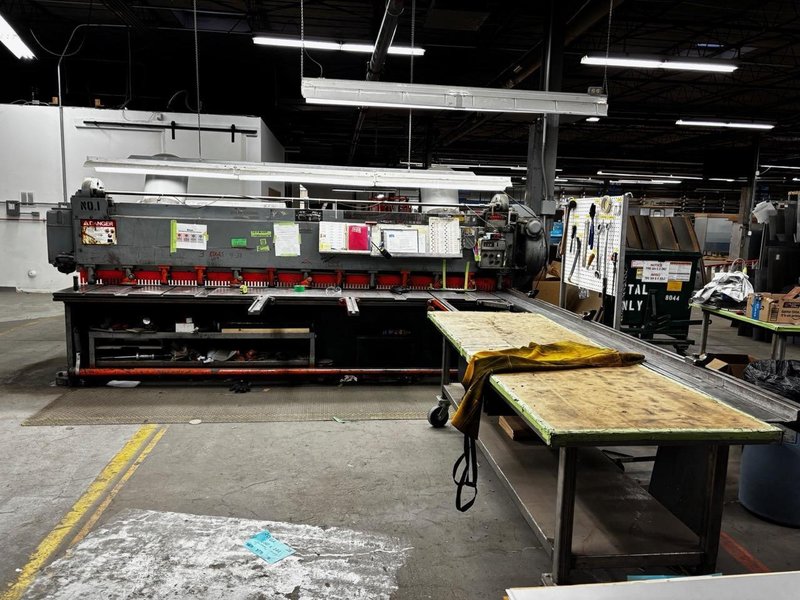 3/16″ x 10′ Cincinnati Model 1412 Mechanical Shear, 1959