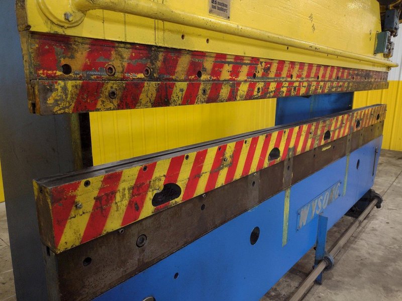55 TON X 10&#039; WYSONG MODEL #55-8 MECHANICAL PRESS BRAKE: STOCK #22730