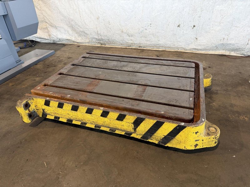 54" X 42" CARLTON RADIAL ARM DRILL KICKER BASE. STOCK # 0541726