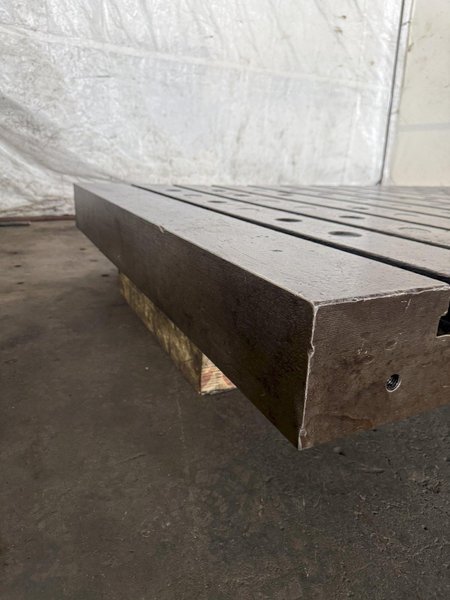74" X 50" X 6" T-SLOT BOLSTER PLATE. STOCK #0113426