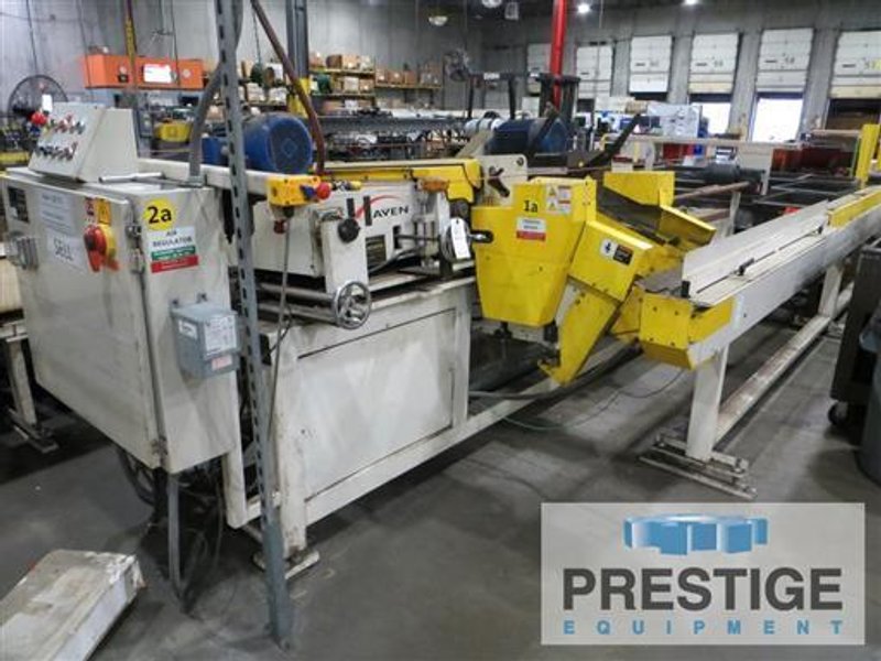 Haven #960 Wire Brush Double End Tube De-Burring Machine,