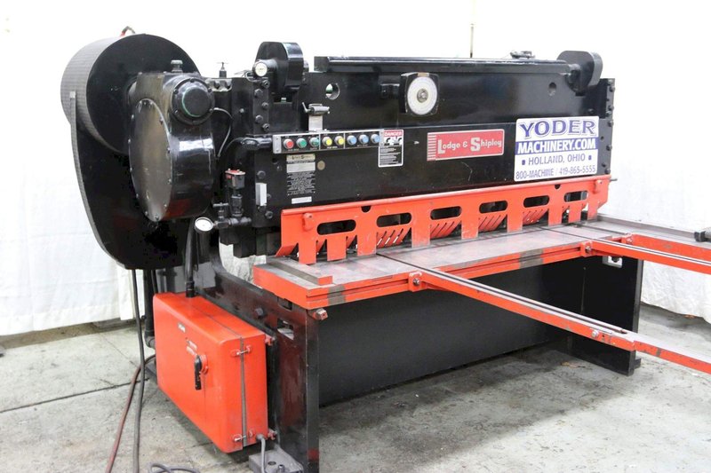 6' X 1/4" LODGE &amp; SHIPLEY POWER SQUARING SHEAR: STOCK #74175