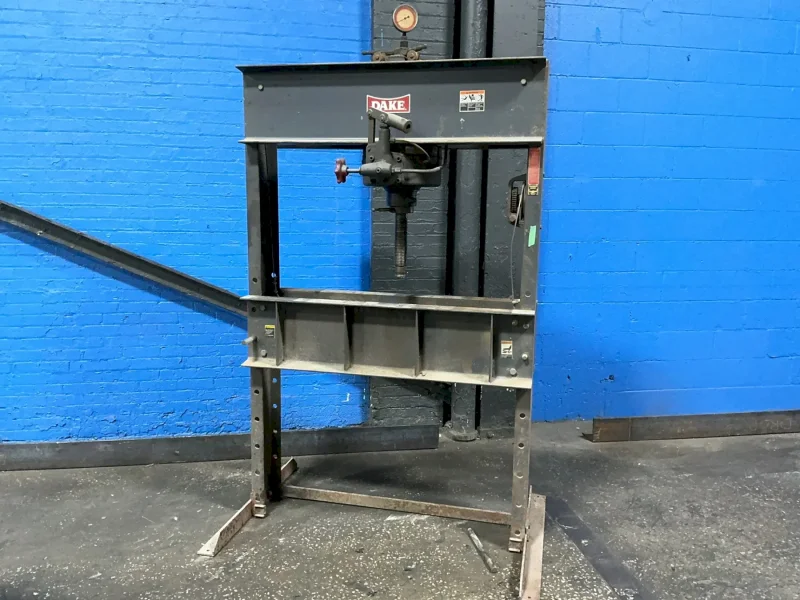 DAKE 75 TONS HYDRAULIC H-FRAME PRESS  -  75-H
