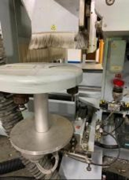 Weeke Venture 107M CNC Router, 2015 – 120″ x 50x Travels, Model BMG111, Free Standing Dust Collector, Safety Cage